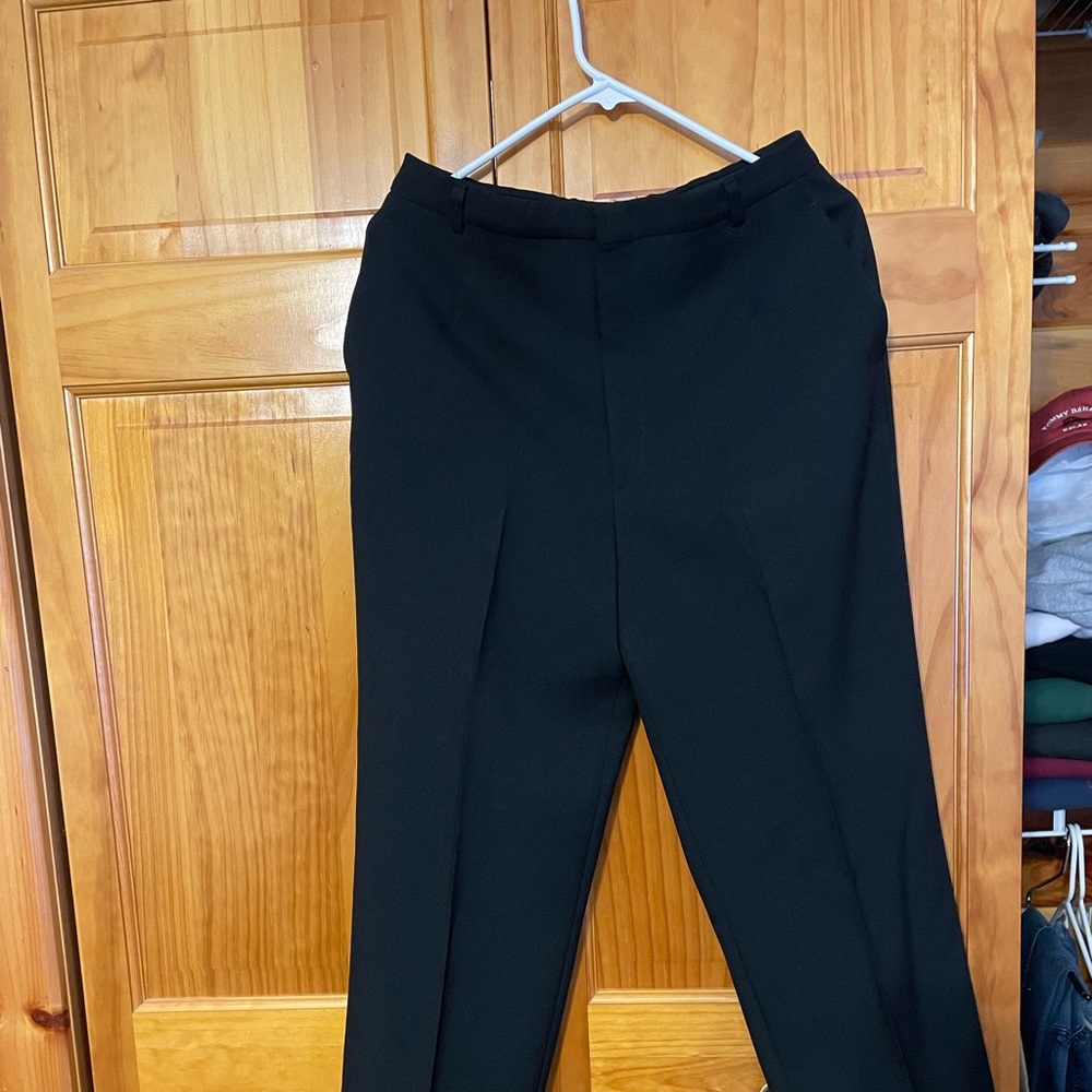 Black high waisted dress pants. Size 10